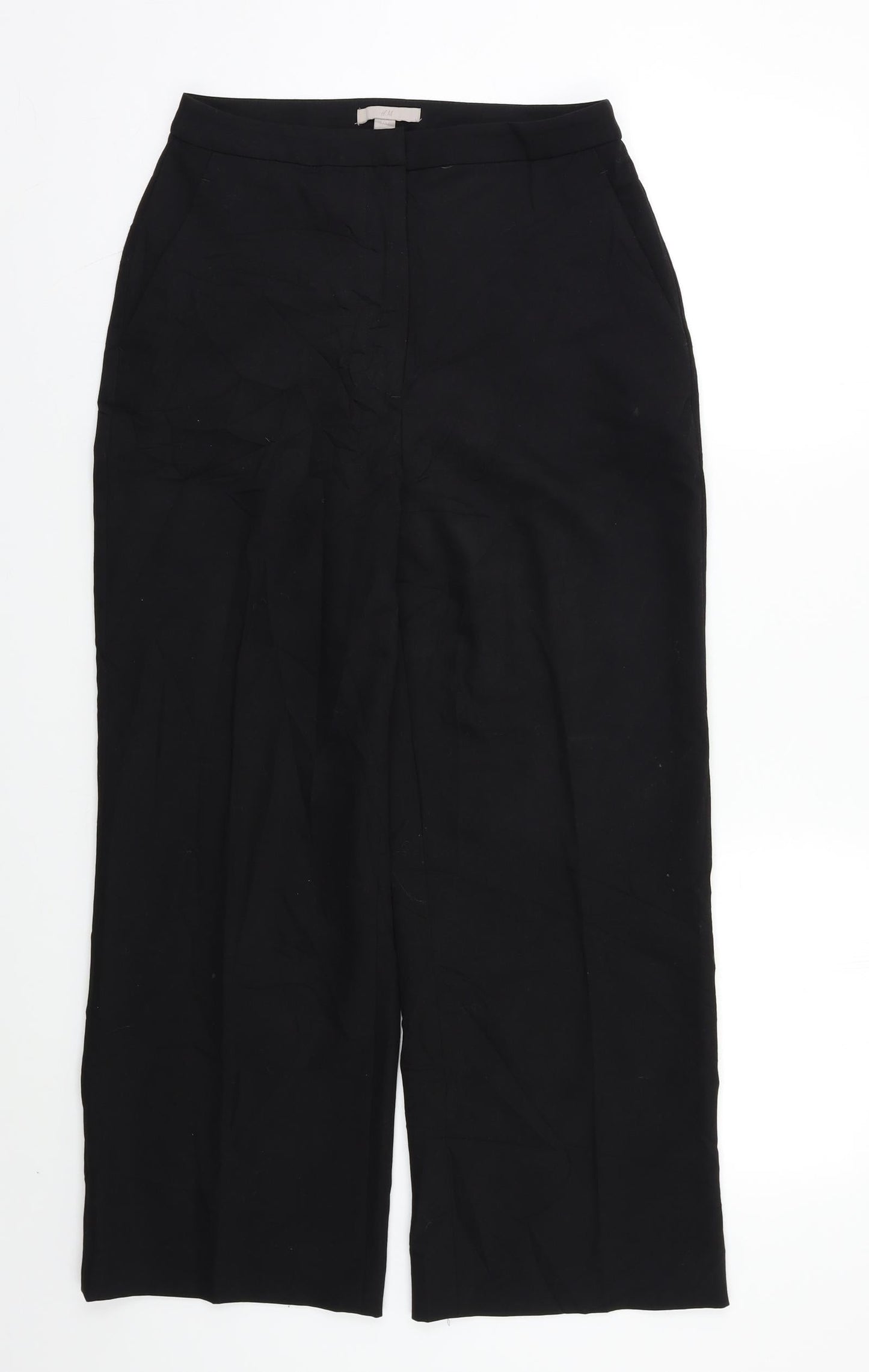 H&M Womens Black   Dress Pants Trousers Size 8 L25 in