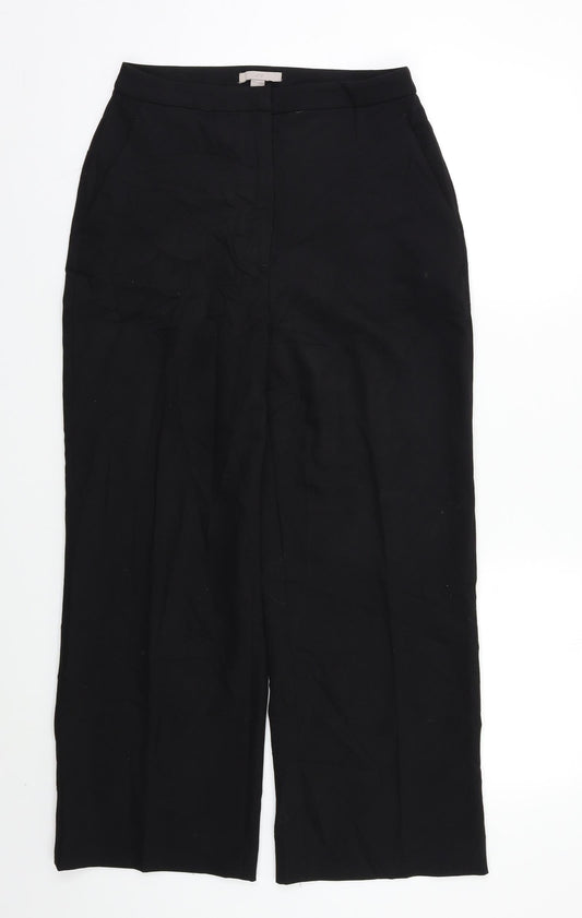 H&M Womens Black   Dress Pants Trousers Size 8 L25 in