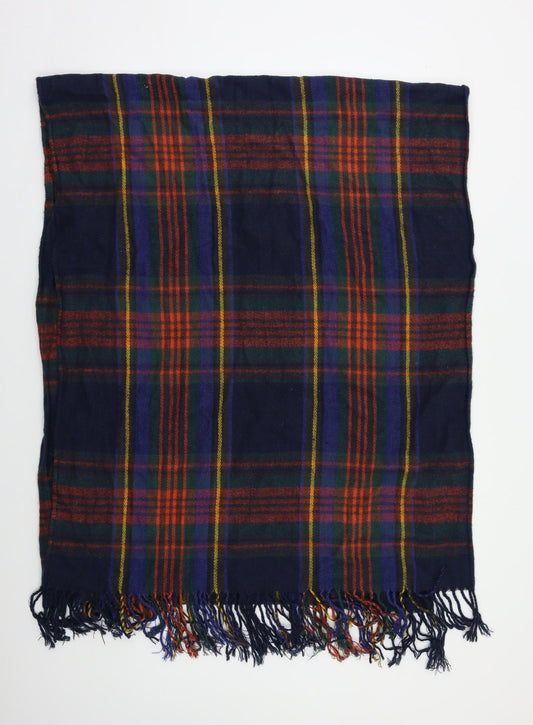 Preworn Womens Multicoloured Plaid   Shawl/Wrap