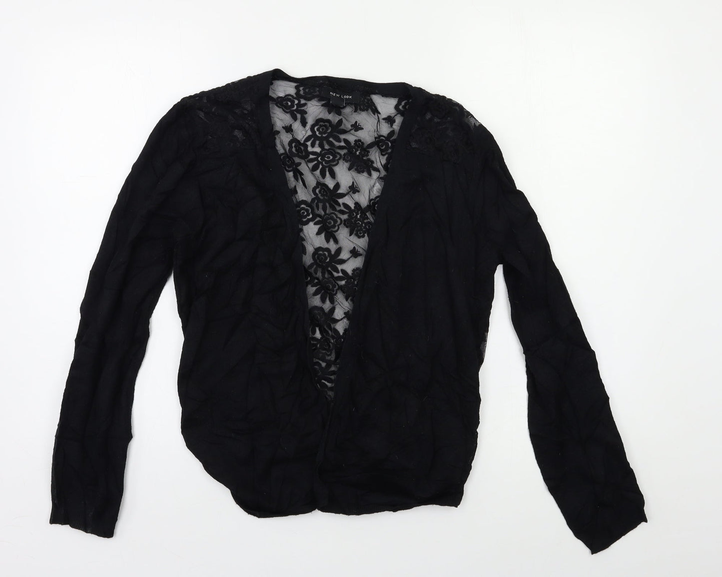 New Look Womens Black   Cape Jumper Size 14