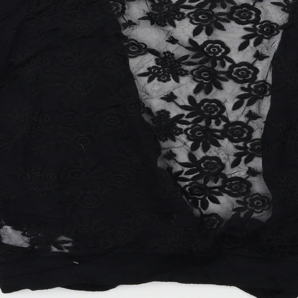 New Look Womens Black   Cape Jumper Size 14
