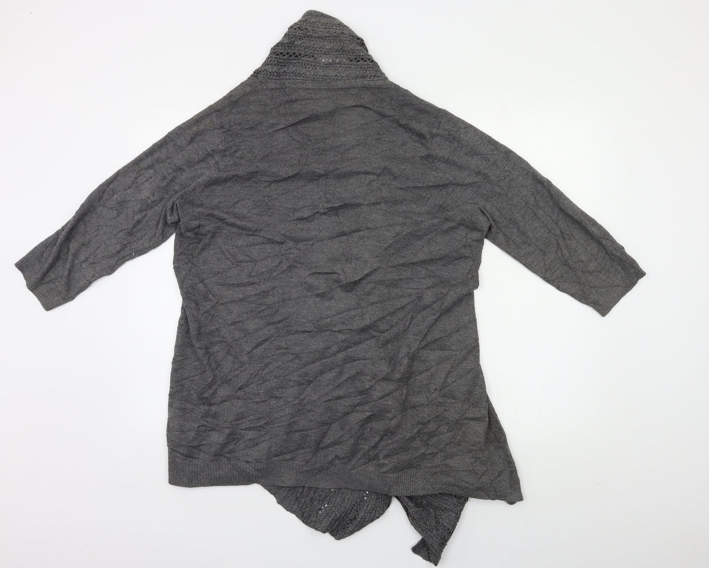 Preworn Womens Grey   Cardigan Jumper Size 16