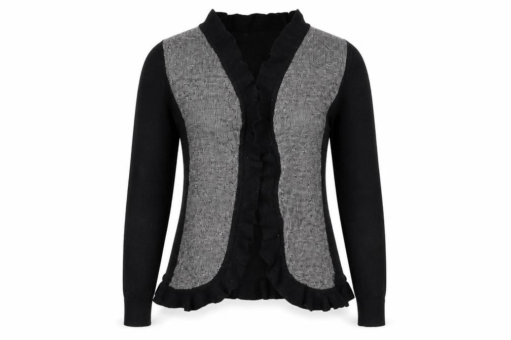 Preworn Womens Black   Cardigan Jumper Size S
