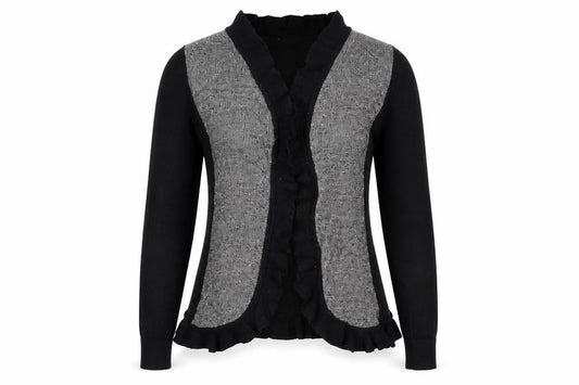 Preworn Womens Black   Cardigan Jumper Size S