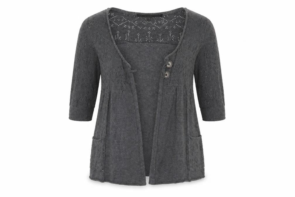 River Island Womens Grey   Shrug Jumper Size 8