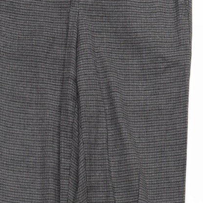 Preloved Benneton Womens Grey Herringbone  Trousers  Size 10 L26 in - Detail