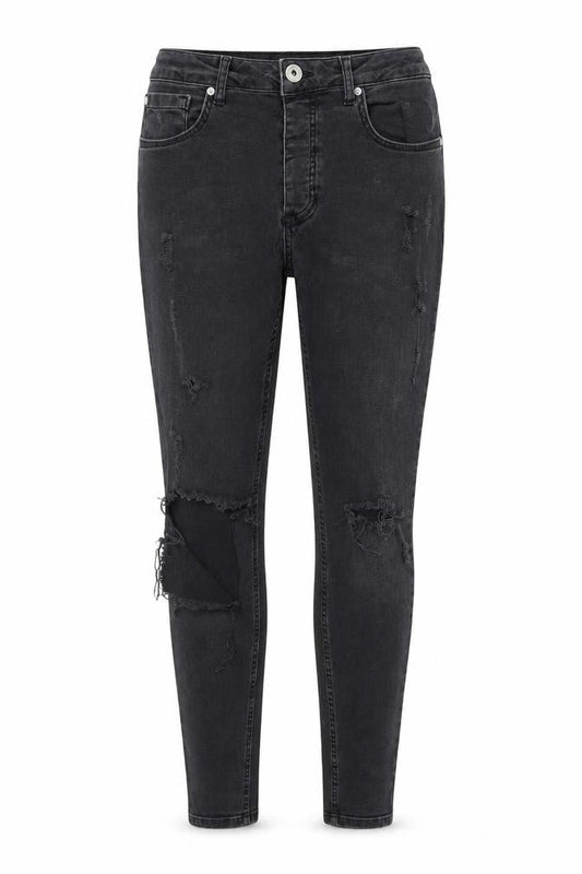 Kings Will Dream Womens Black  Denim Tapered Jeans Size 6 L29 in