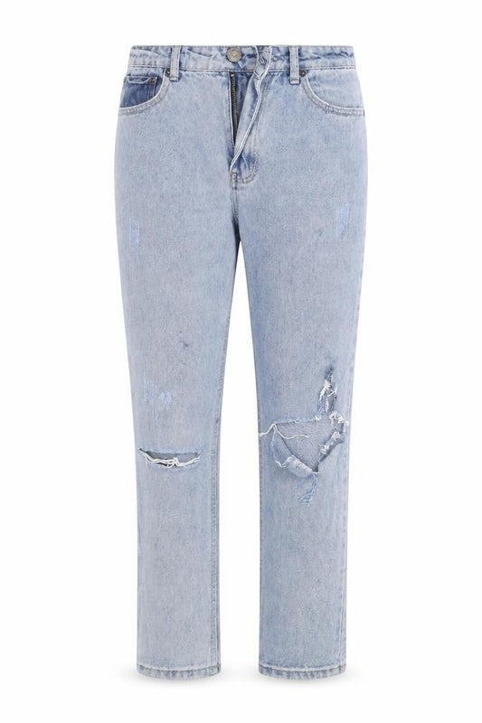 The Rockn Rev Womens Blue  Denim Straight Jeans Size 10 L27 in