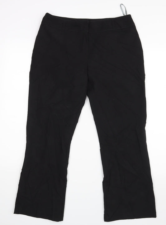Dorothy Perkins Womens Black   Trousers  Size 12 L26 in