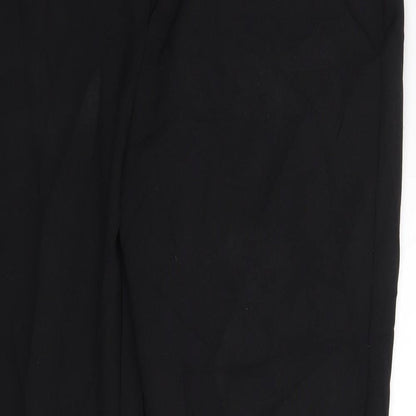 Peacocks Womens Black   Trousers  Size 14 L25 in