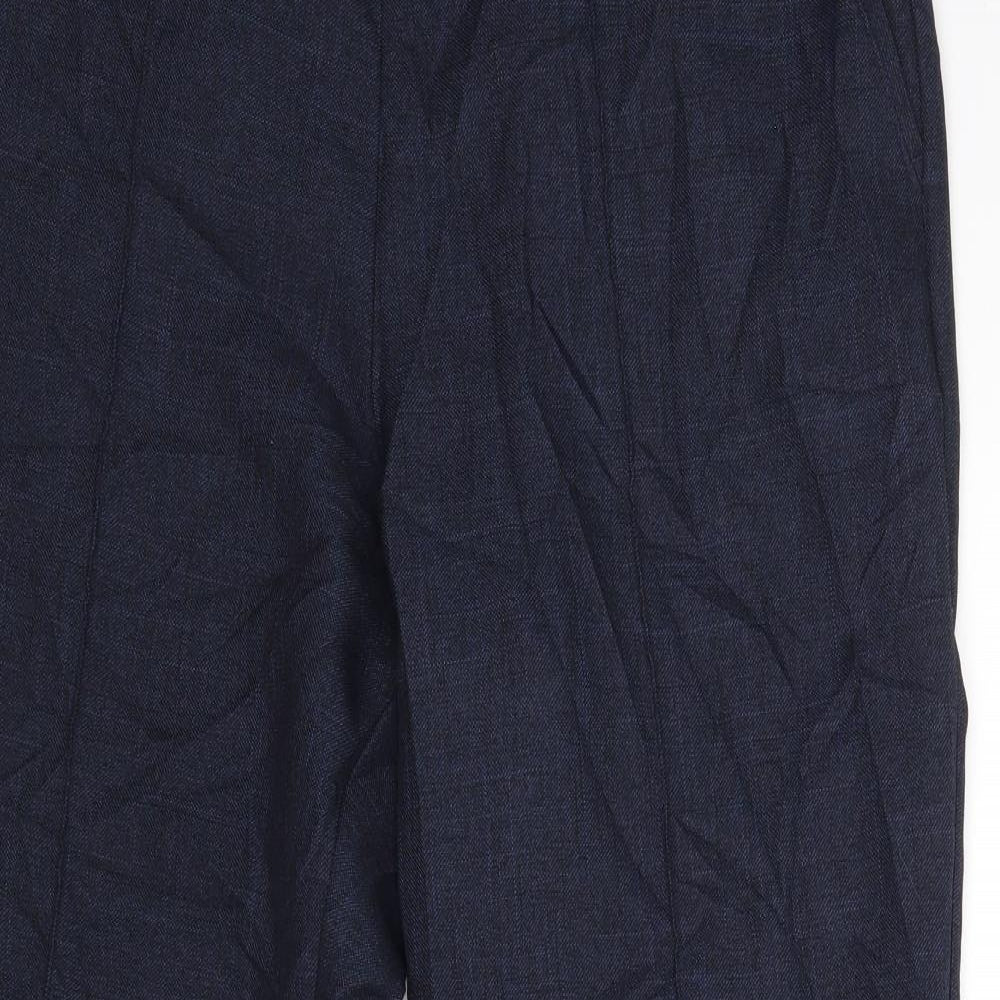 m&s Womens Blue   Trousers  Size 10 L26 in