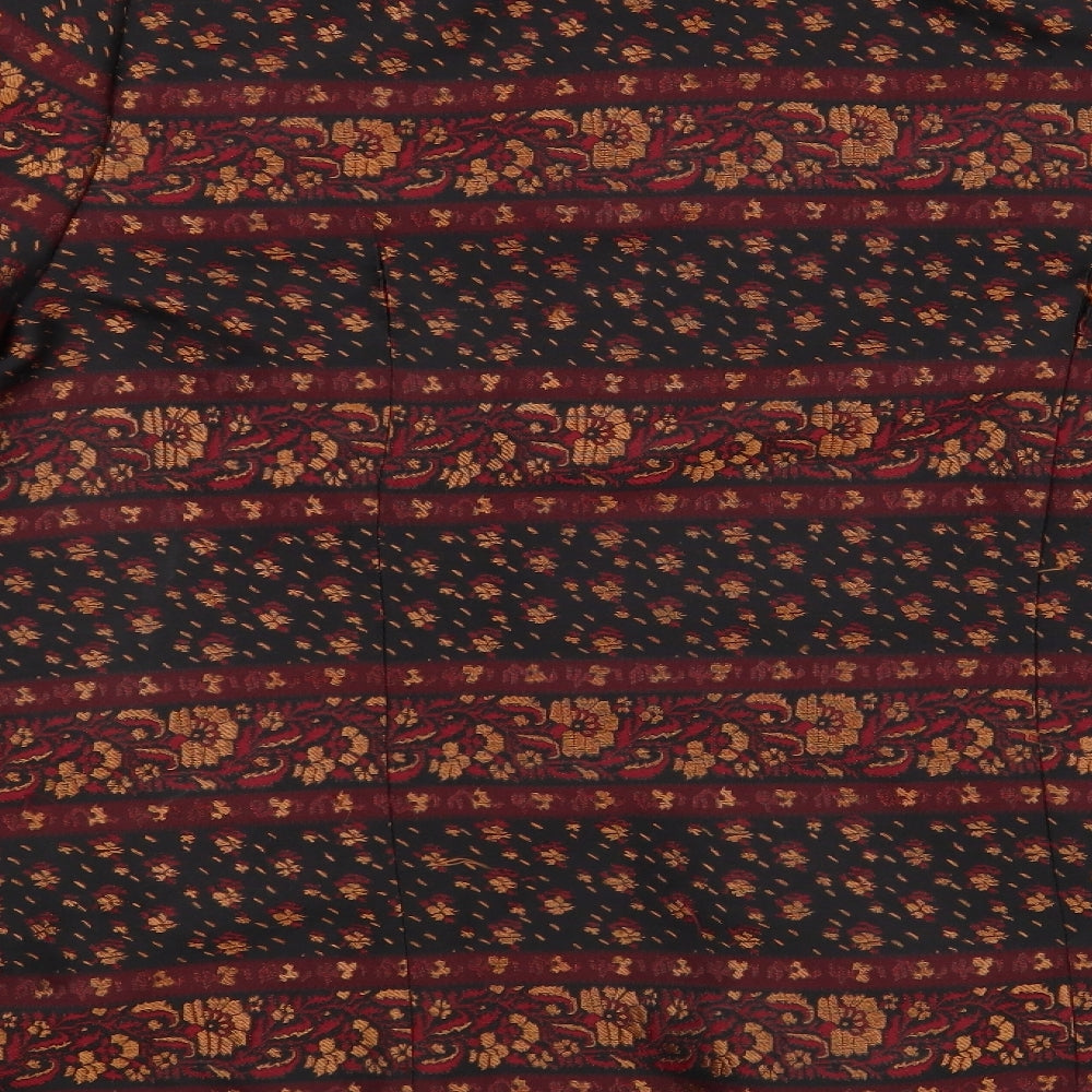 James Meade Womens Red Paisley  Jacket