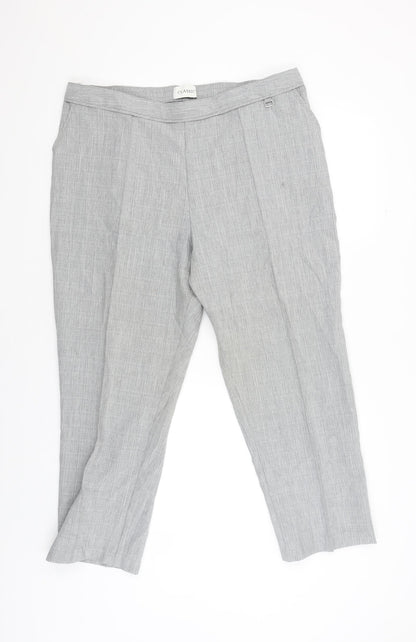 Classics Womens Grey   Jegging Trousers Size 18 L26 in