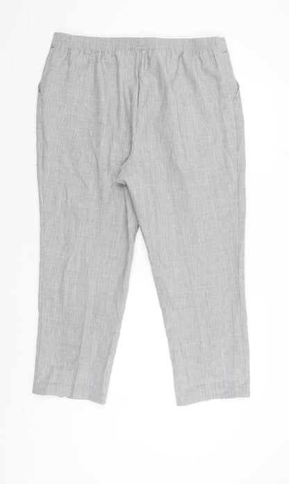 Classics Womens Grey   Jegging Trousers Size 18 L26 in
