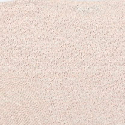 Preloved Topshop Womens Pink   Pullover Jumper Size 6 - Label