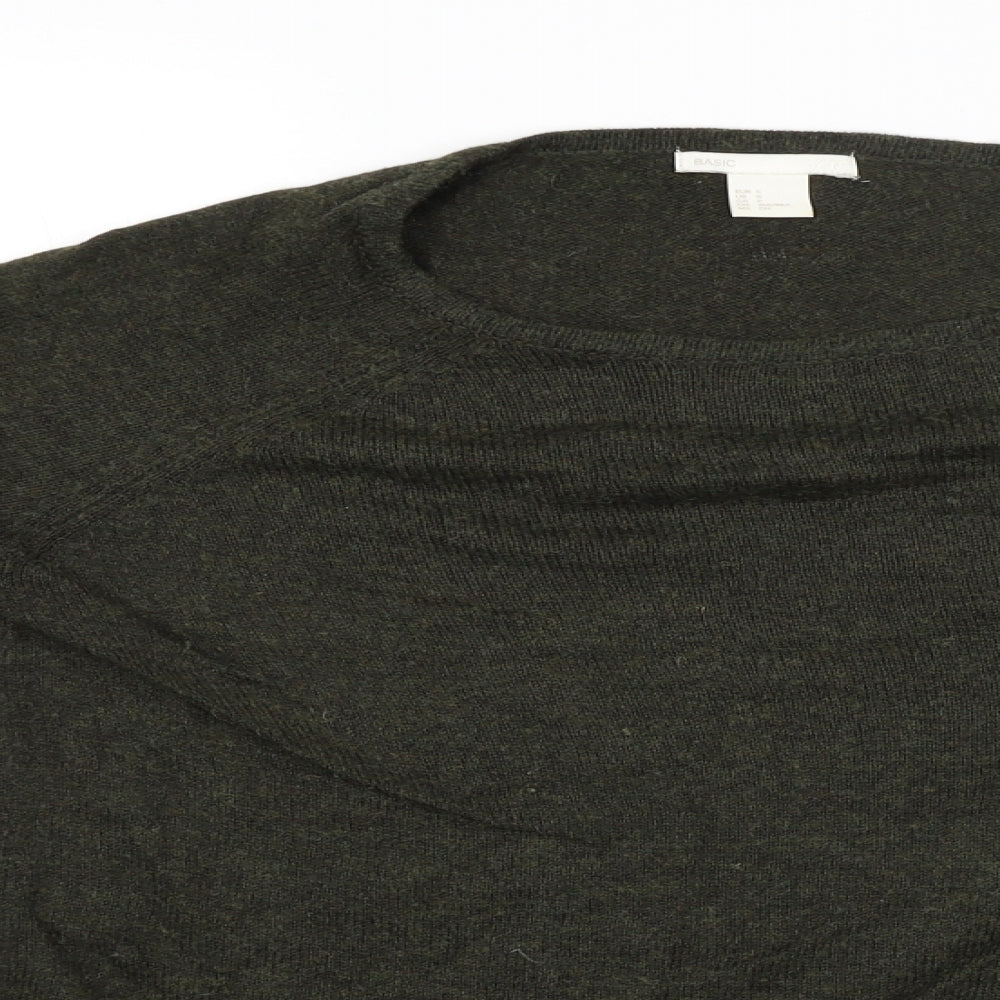 H&M Womens Green   Pullover Jumper Size S