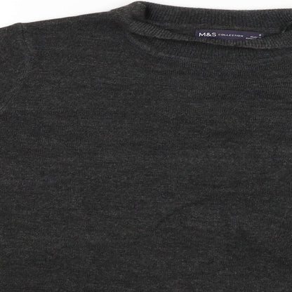 Marks & Spencer Womens Grey   Pullover Jumper Size S