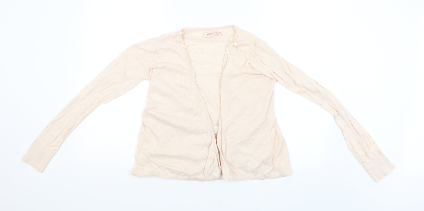 Krisp Womens Pink   Cardigan Jumper Size 10