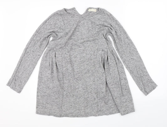 Zara Girls Grey   Pullover Jumper Size 13-14 Years