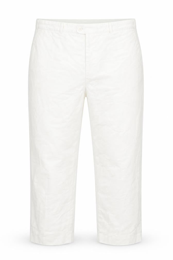 Preworn Womens White   Cropped Trousers Size 42 in L28 in