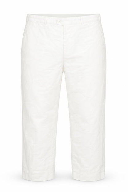 Preworn Womens White   Cropped Trousers Size 42 in L28 in