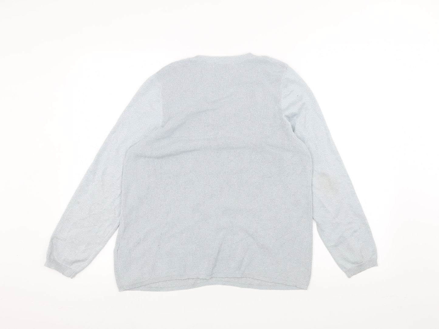 Marks and Spencer Womens Blue   Pullover Jumper Size 16