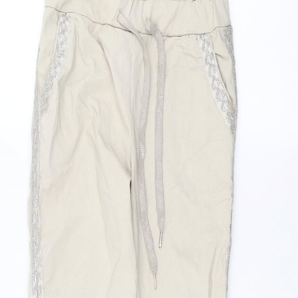 Preworn Womens Beige   Rain Trousers Trousers Size 26 in L30 in