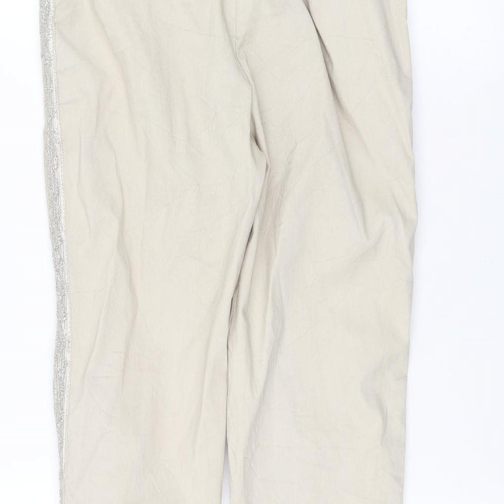 Preworn Womens Beige   Rain Trousers Trousers Size 26 in L30 in