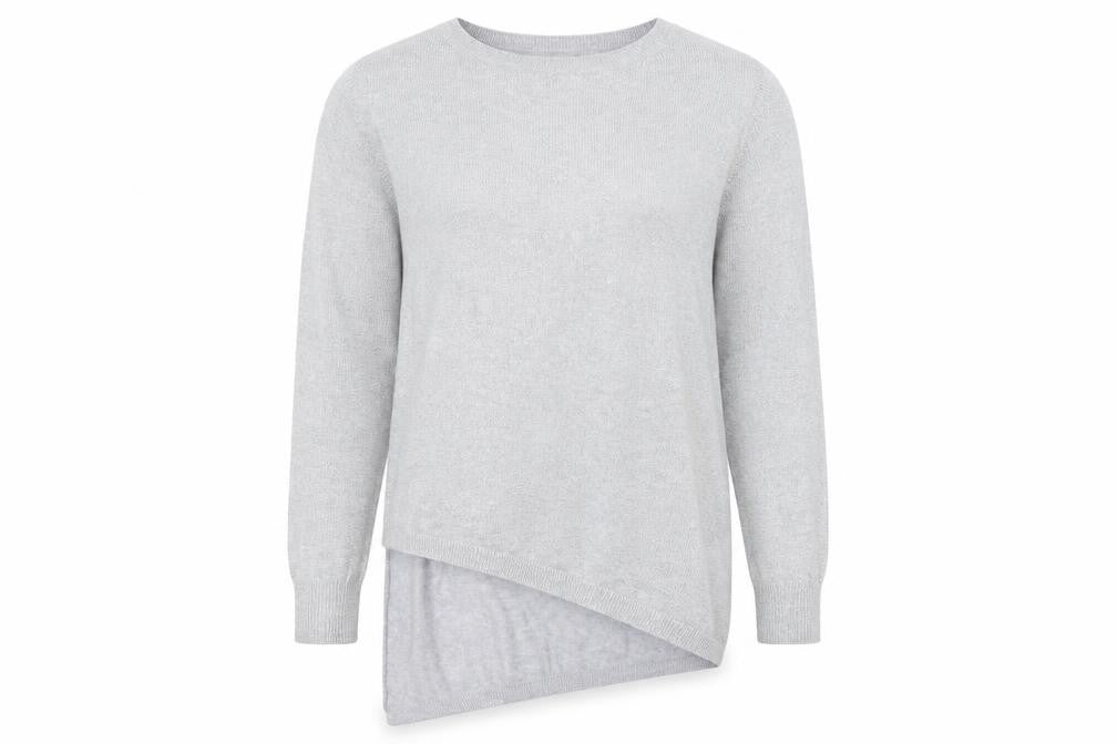 River Island Womens Grey   Basic T-Shirt Size 8