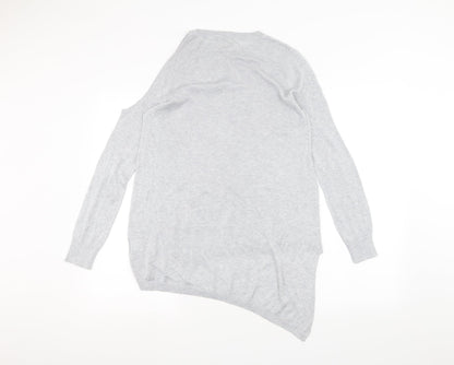 River Island Womens Grey   Basic T-Shirt Size 8