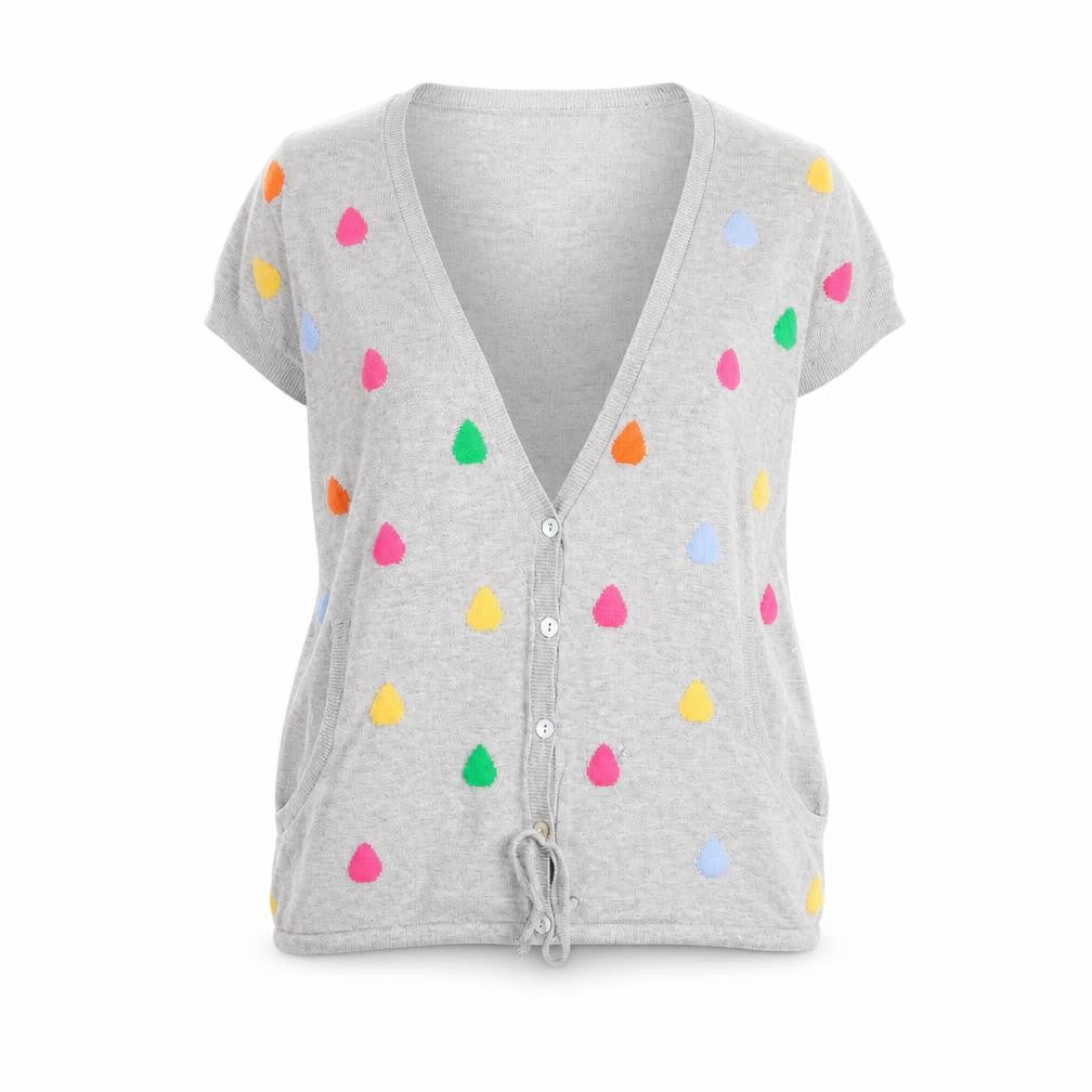 Zuiki Womens Grey   Cardigan Jumper Size S