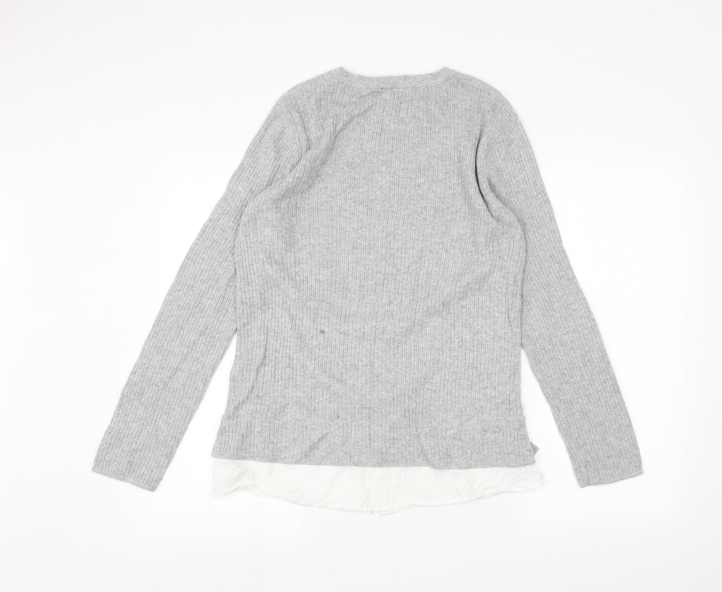 Topshop Womens Grey   Pullover Jumper Size 10