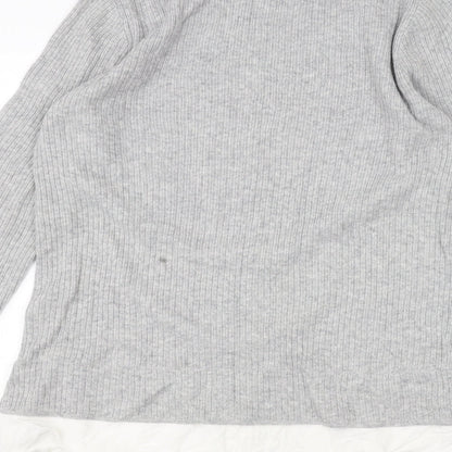 Topshop Womens Grey   Pullover Jumper Size 10