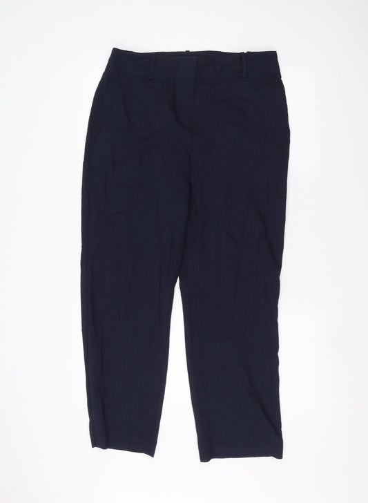 Marks and Spencer Womens Blue   Trousers  Size 14 L28 in