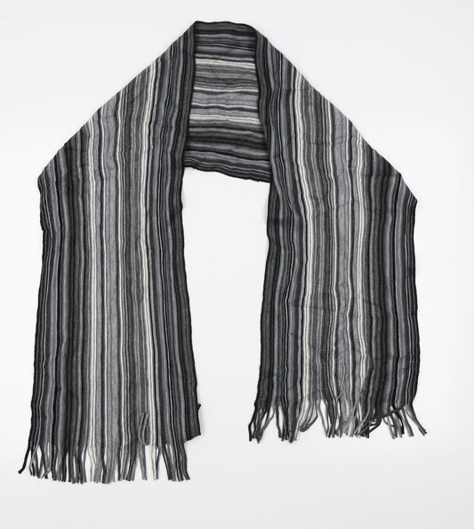 Preworn Unisex Grey Animal Print   Scarf