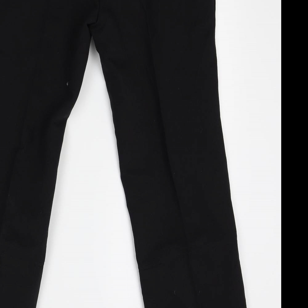 Helanca Womens Black    Trousers Size L L30 in - running, foot loop