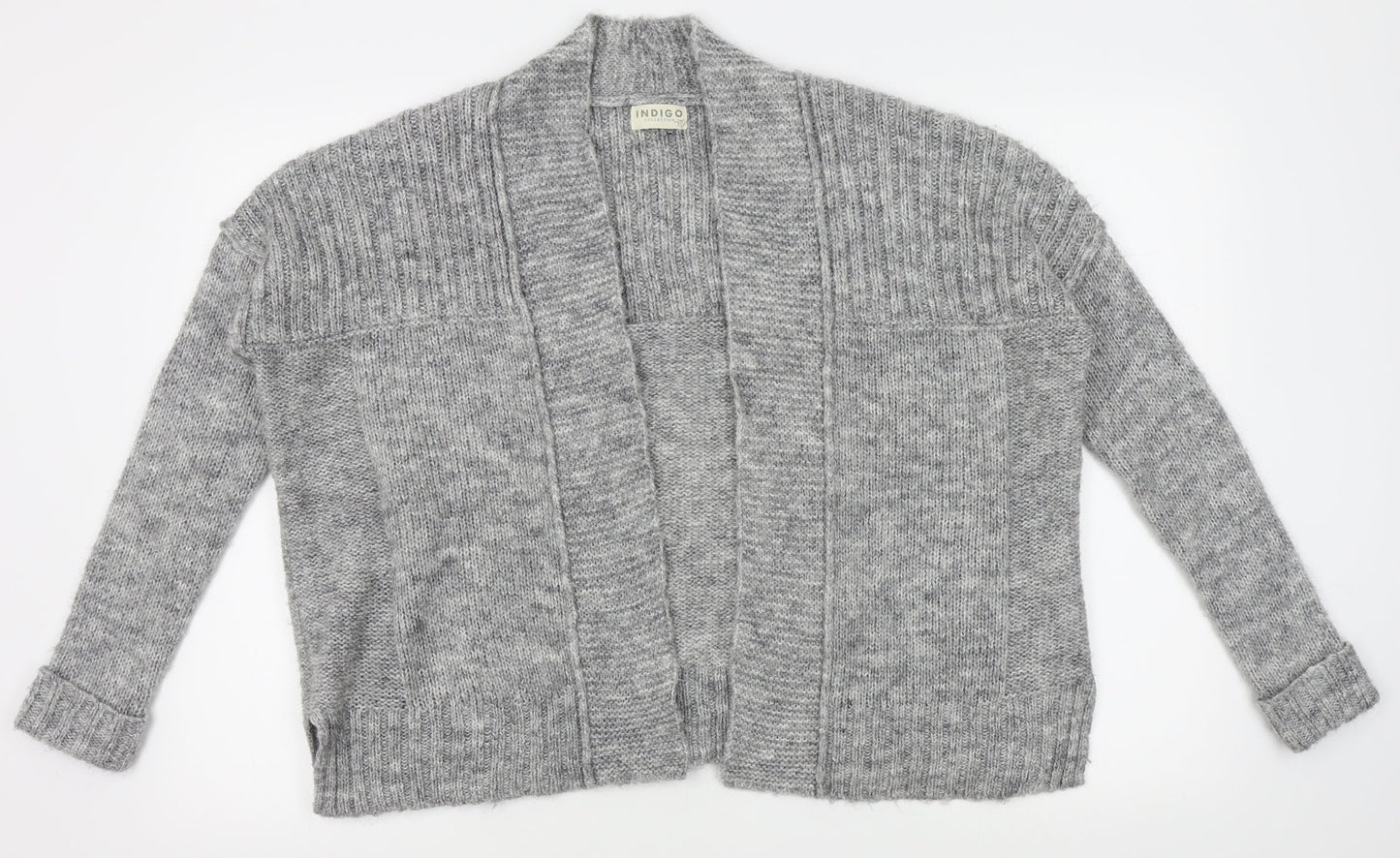 M&S Womens Grey   Cardigan Jumper Size 10