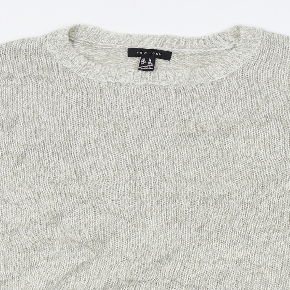 New Look Womens Grey   Pullover Jumper Size M