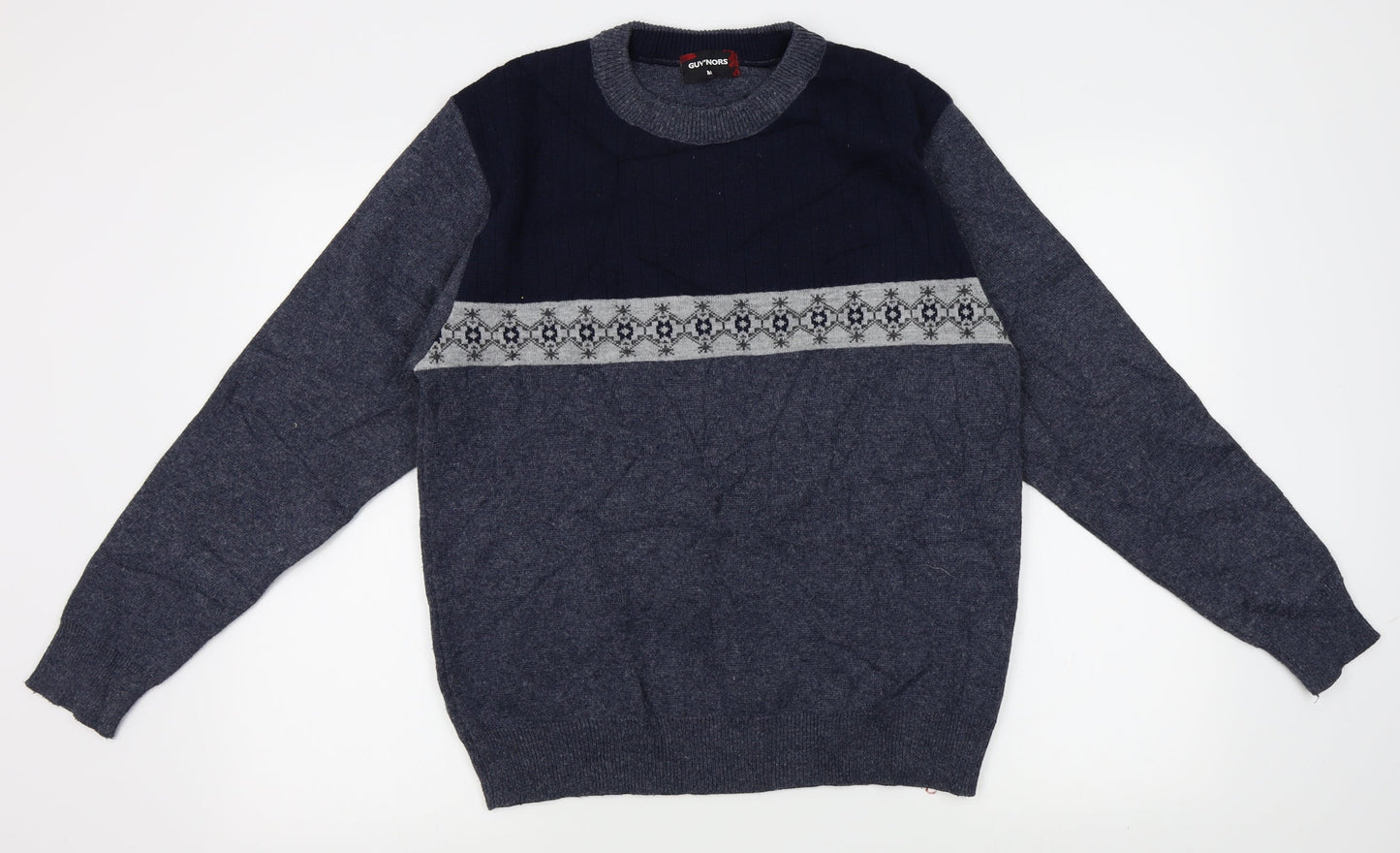 Guvnors Mens Blue   Pullover Jumper Size M
