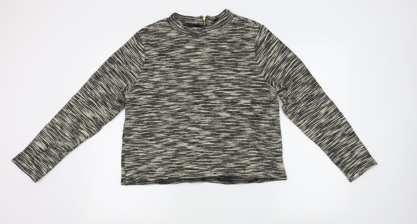 H&M Womens Grey   Pullover Jumper Size L
