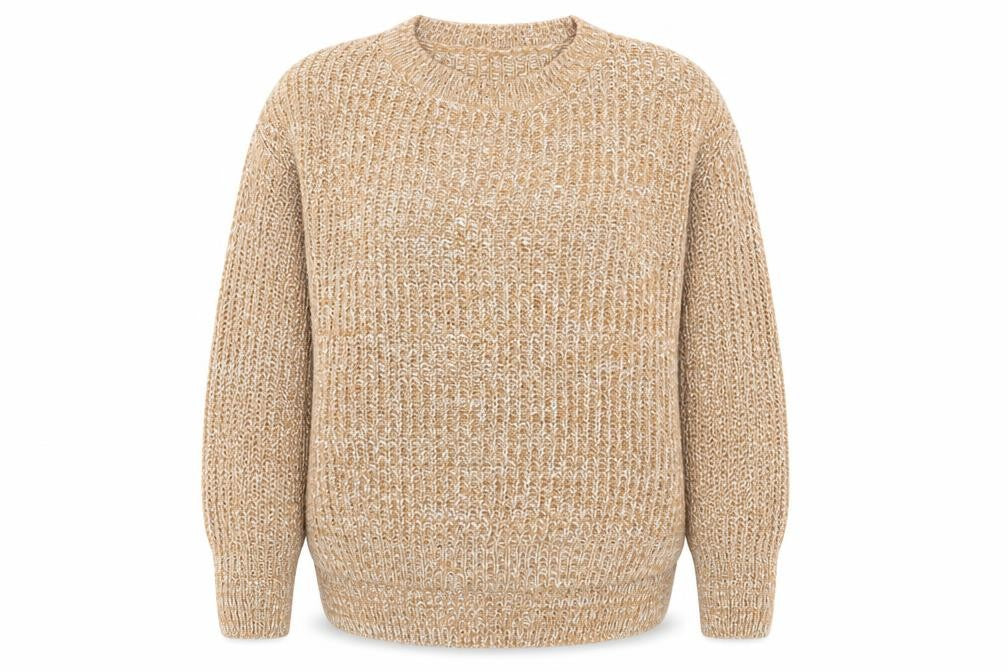 Preworn Womens Orange  Knit Pullover Jumper Size M