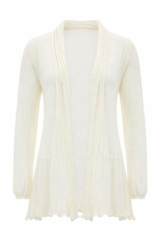 Roman Womens Ivory  Knit Cardigan Jumper Size 10
