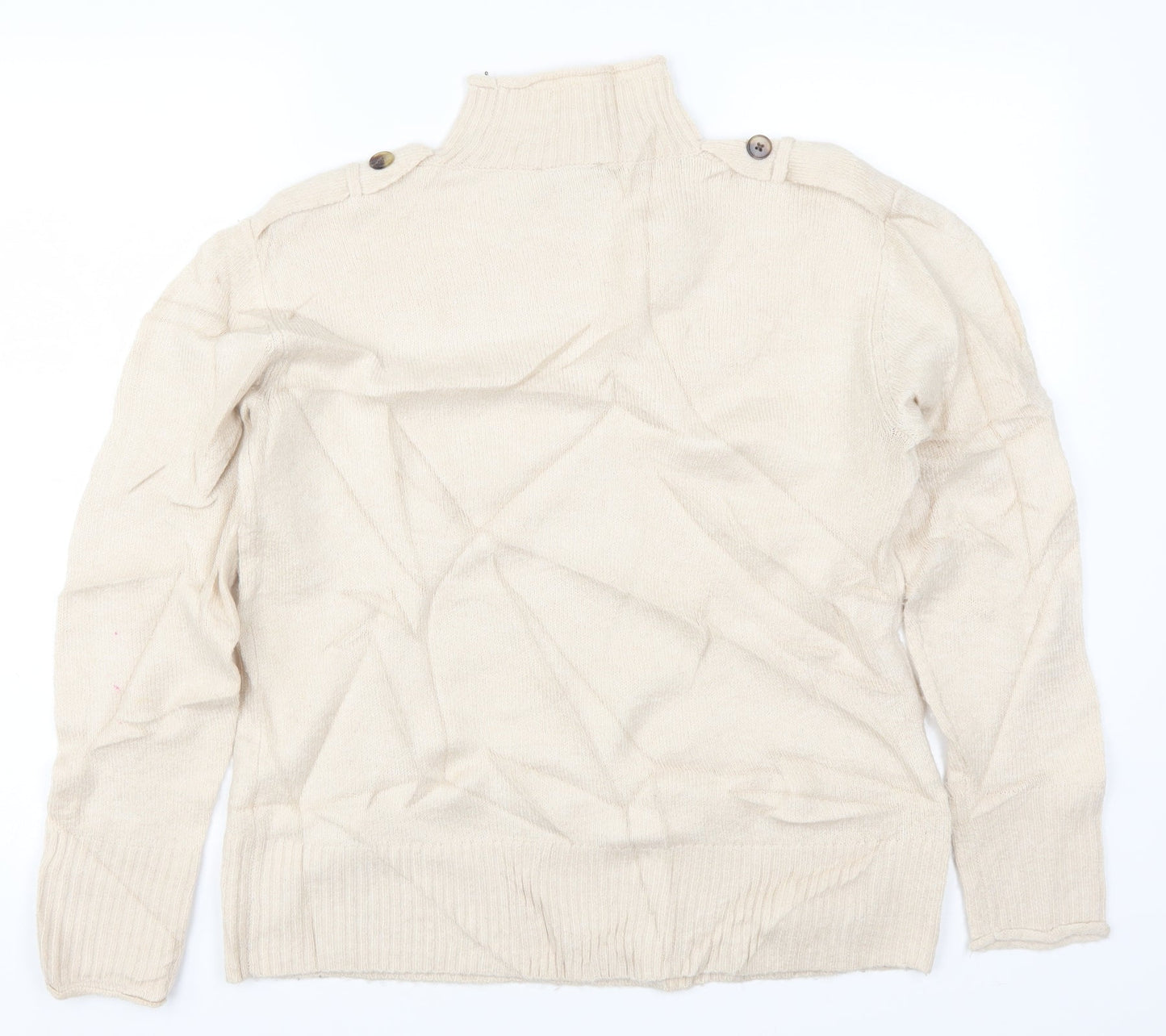 Warehouose Womens Beige   Pullover Jumper Size 10