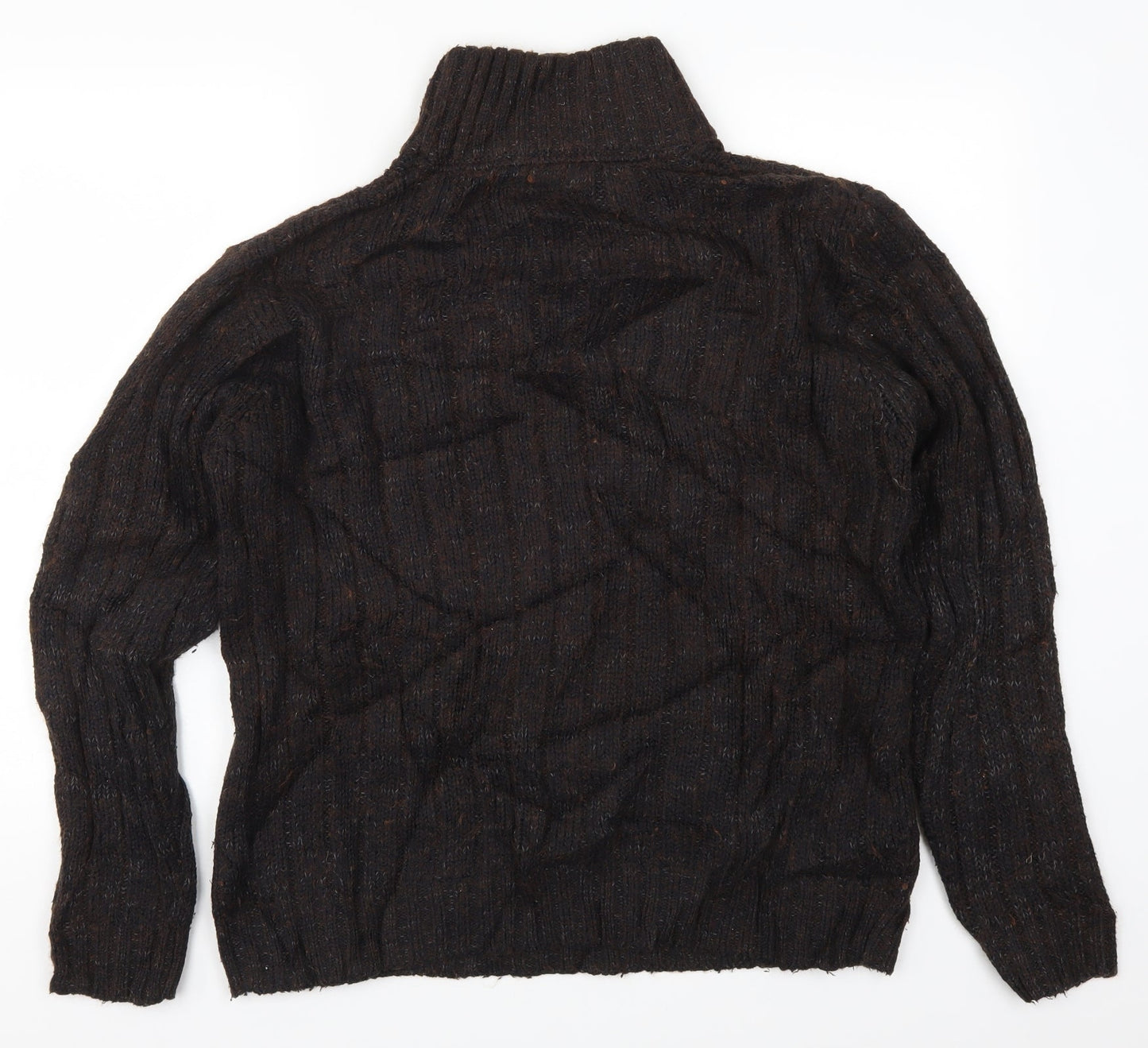 Marks and Spencer Girls Brown  Knit Pullover Jumper Size M
