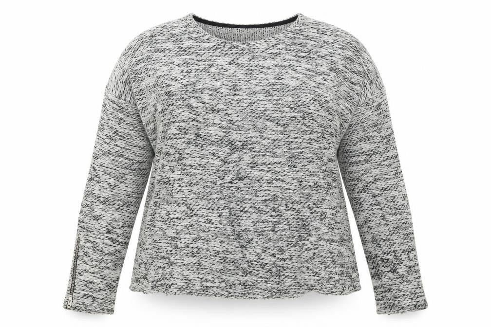 Marks & Spencer Womens Grey  Knit Pullover Jumper Size 14