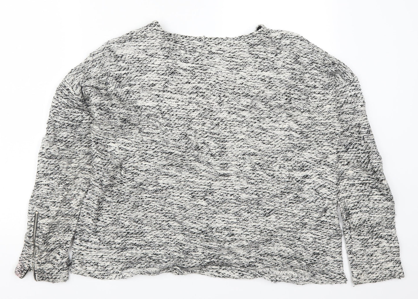 Marks and Spencer Womens Grey  Knit Pullover Jumper Size 14