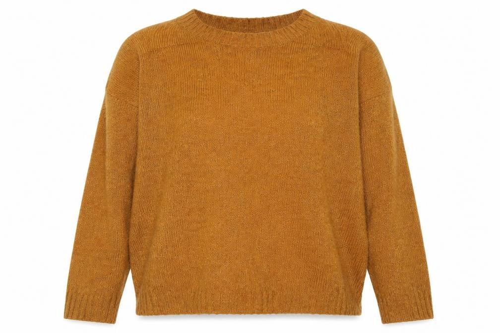 New Look Womens Orange  Knit Pullover Jumper Size S