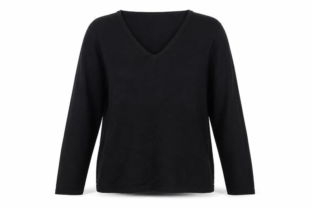 Matalan Womens Black  Knit Pullover Jumper Size 16
