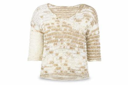 Next Womens Beige  Knit Pullover Jumper Size M