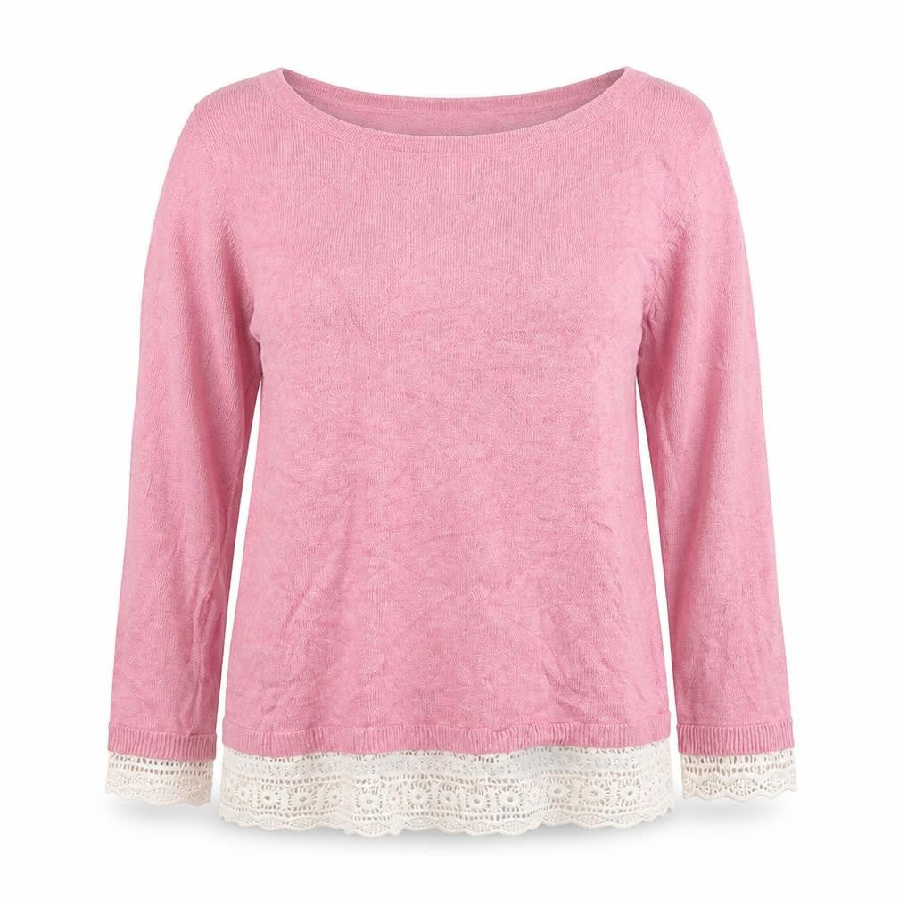 M&Co Womens Pink  Knit Pullover Jumper Size 12